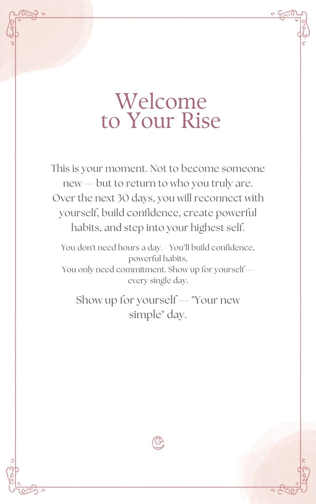 30-Day Rise Challenge | Reset Your Mind & Rebuild Your Confidence