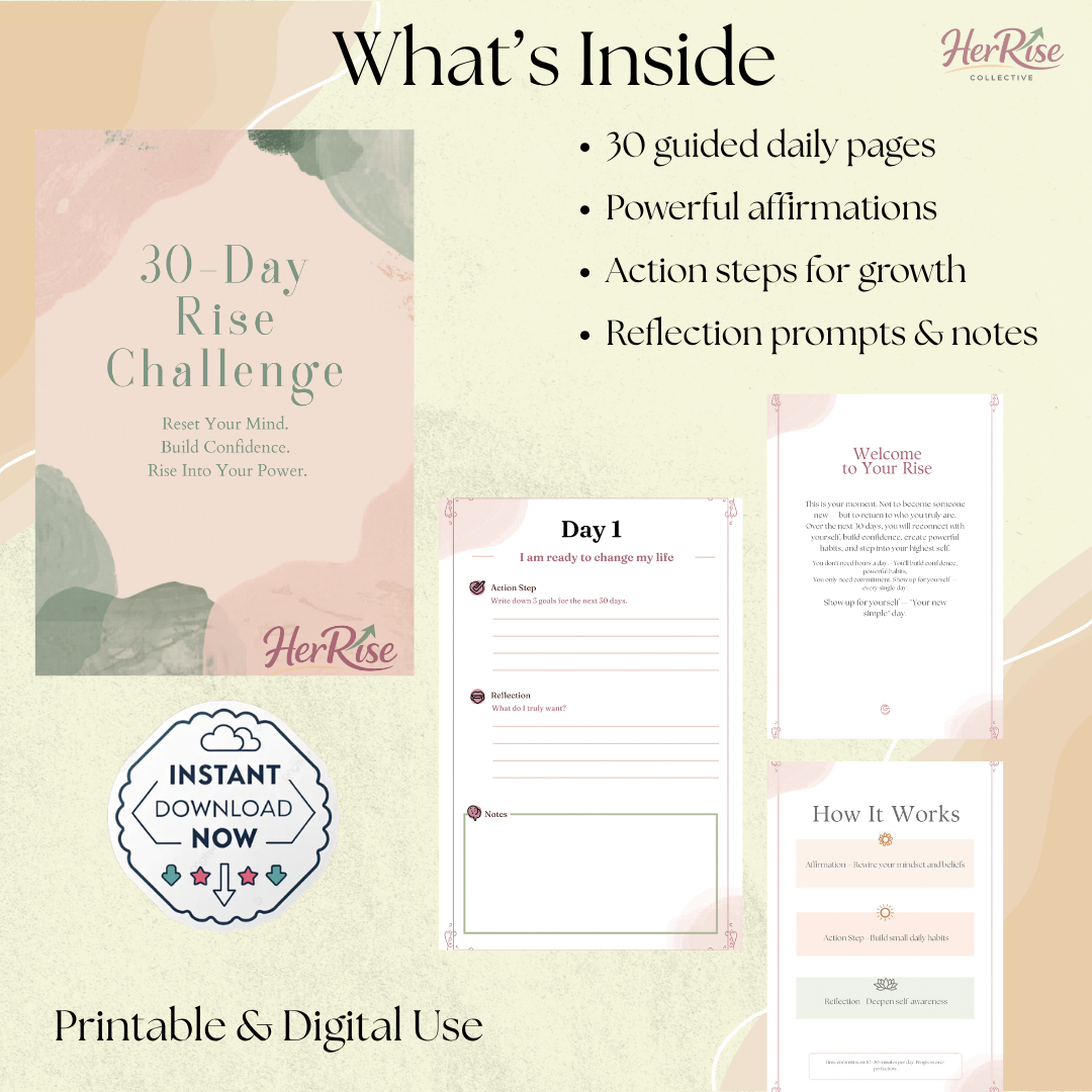 30-Day Rise Challenge | Reset Your Mind & Rebuild Your Confidence