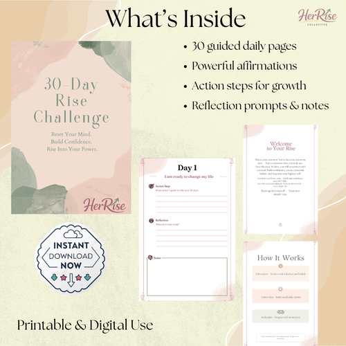 30-Day Rise Challenge | Reset Your Mind & Rebuild Your Confidence