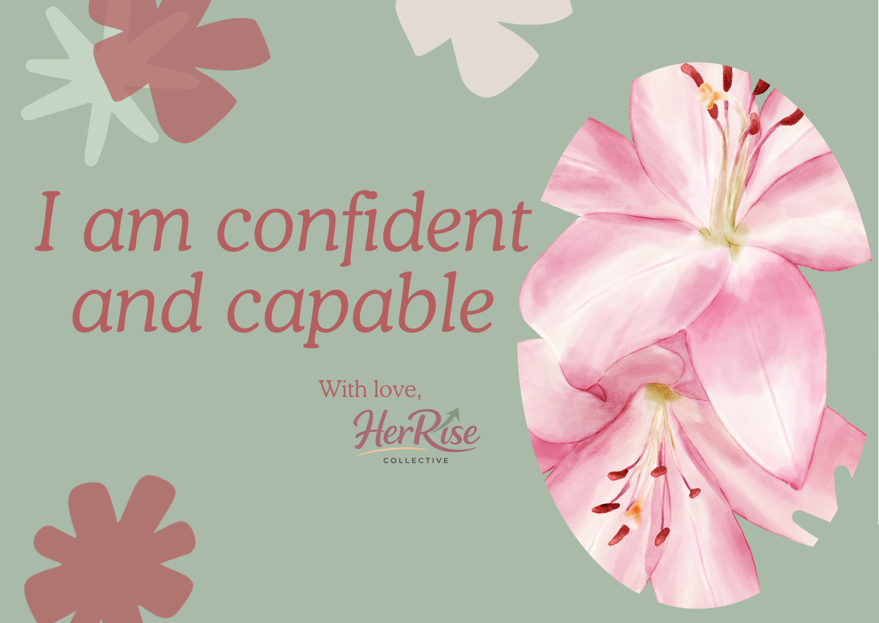HerRise Affirmation Cards | 30 Printable Daily Affirmations