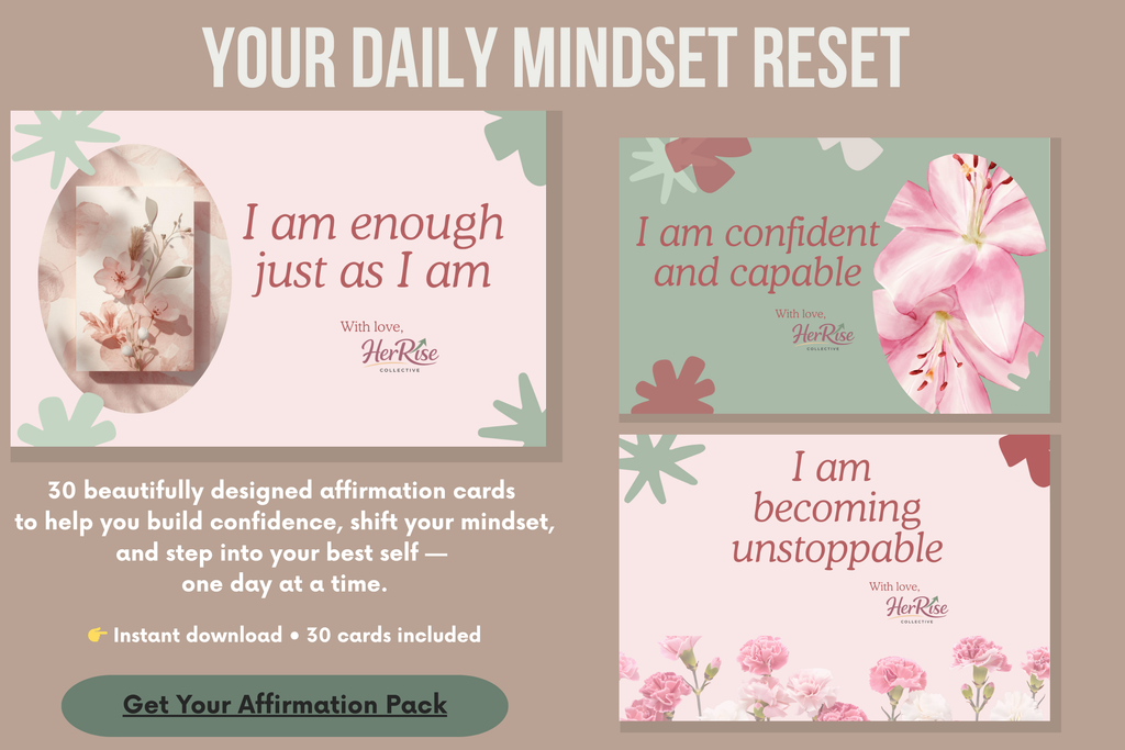 HerRise Affirmation Cards | 30 Printable Daily Affirmations