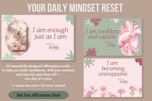 HerRise Affirmation Cards | 30 Printable Daily Affirmations